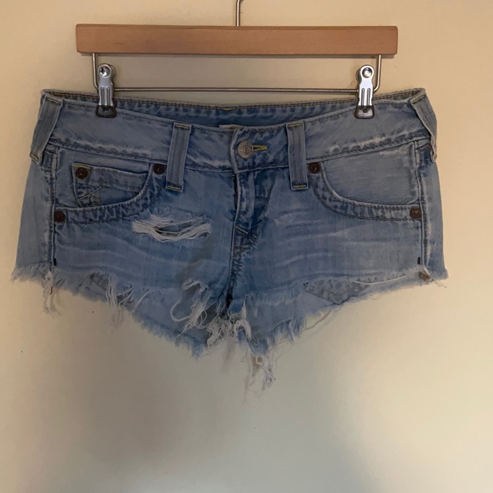 Denim shorts
